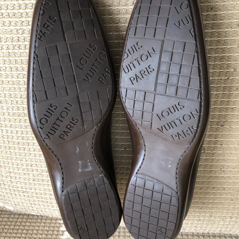 Louis Vuitton Men's Brown Loafers - Picture 9 of 15